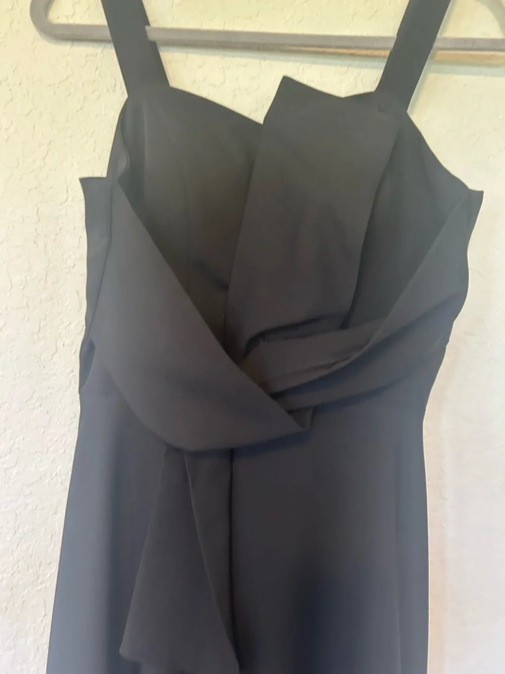 Elegant Chicwish Black Maxi Dress/Gown with Waist Tie, Party Dress - Picture 3 of 11
